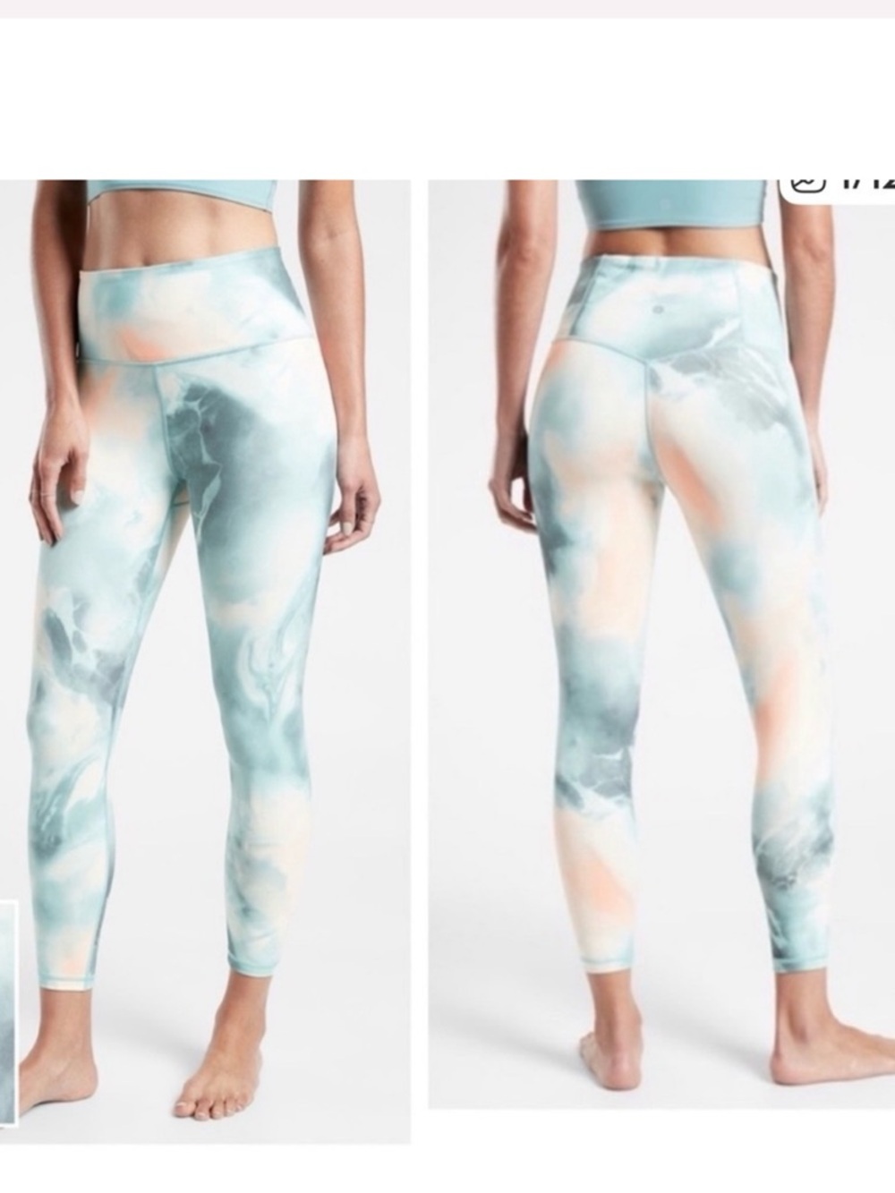 Athleta Elation Tie-Dye Leggings